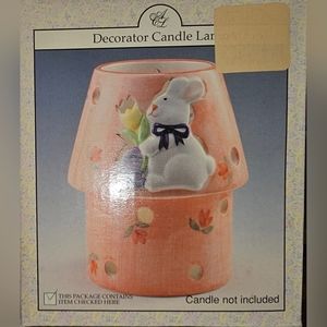 Holiday Decor Pink Votive Bunny Candle Lamp by ARTMARK The Easter Collection